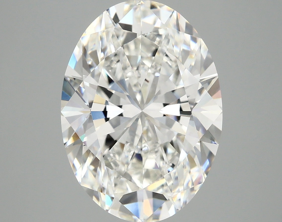 4.97 Carat F VVS2 Oval Lab Diamond