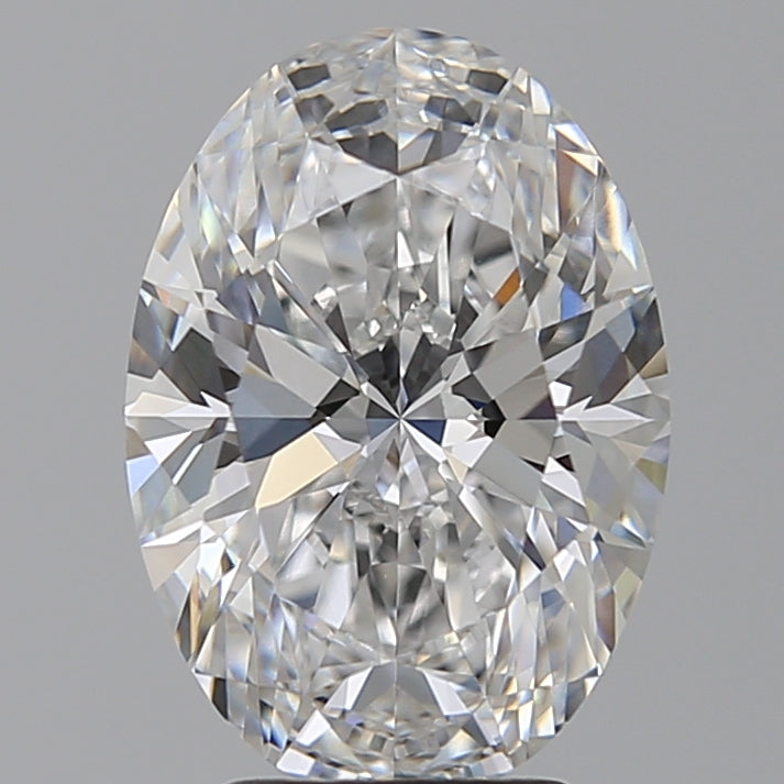 3.78 Carat E-VVS1 Oval Lab Diamond