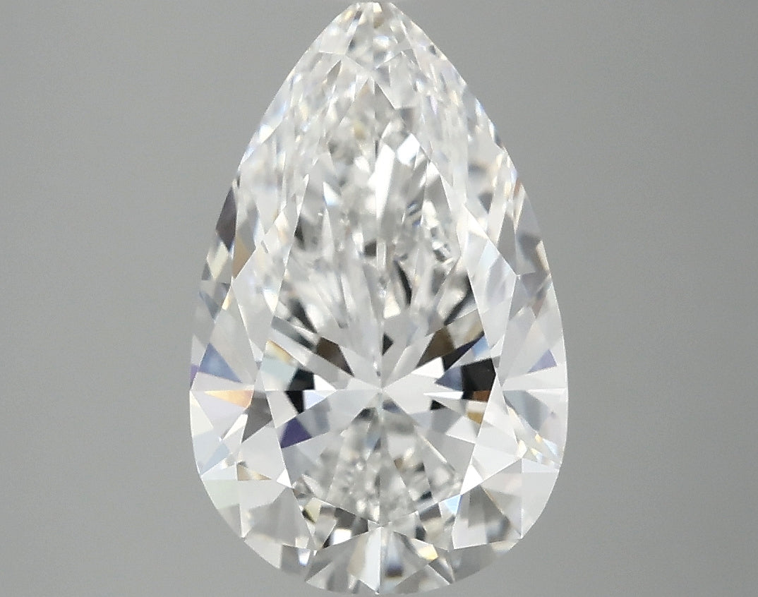 2.87 Carat E VVS2 Pear Lab Diamond