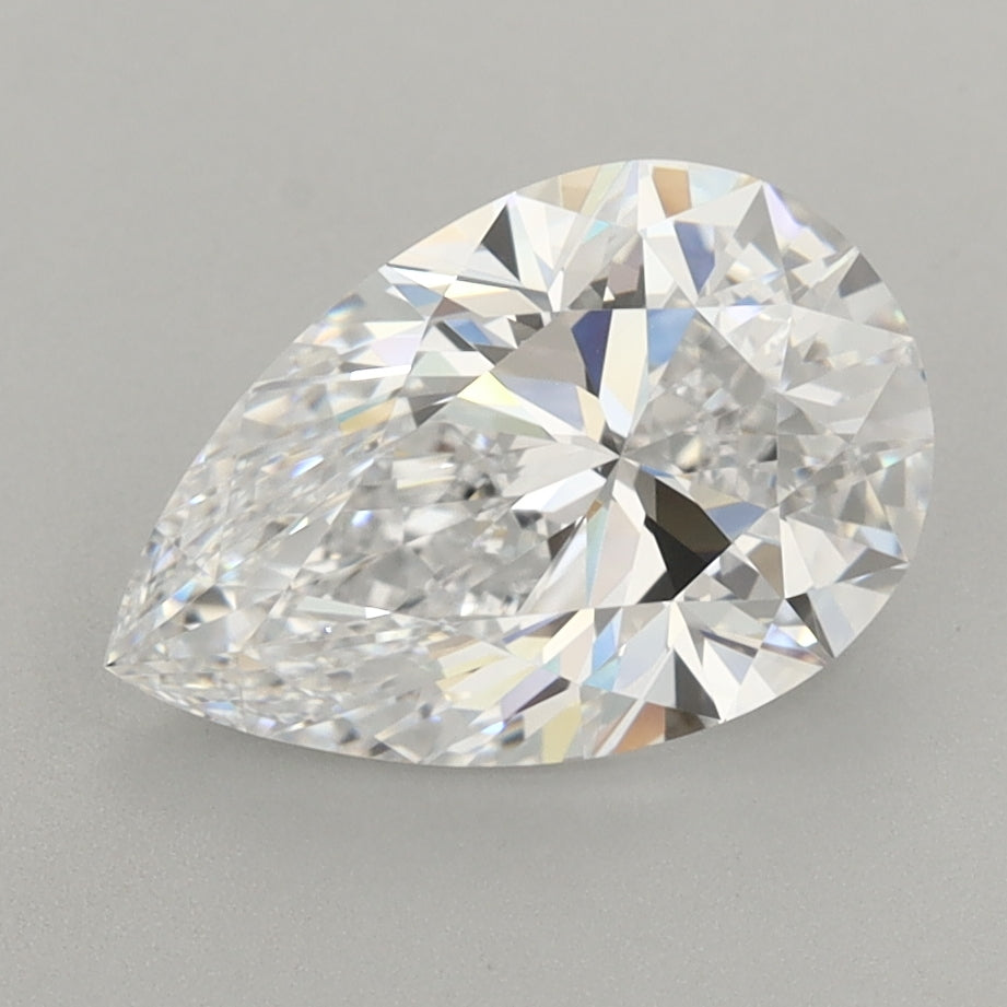 2.30 Carat D-IF Pear Lab Diamond