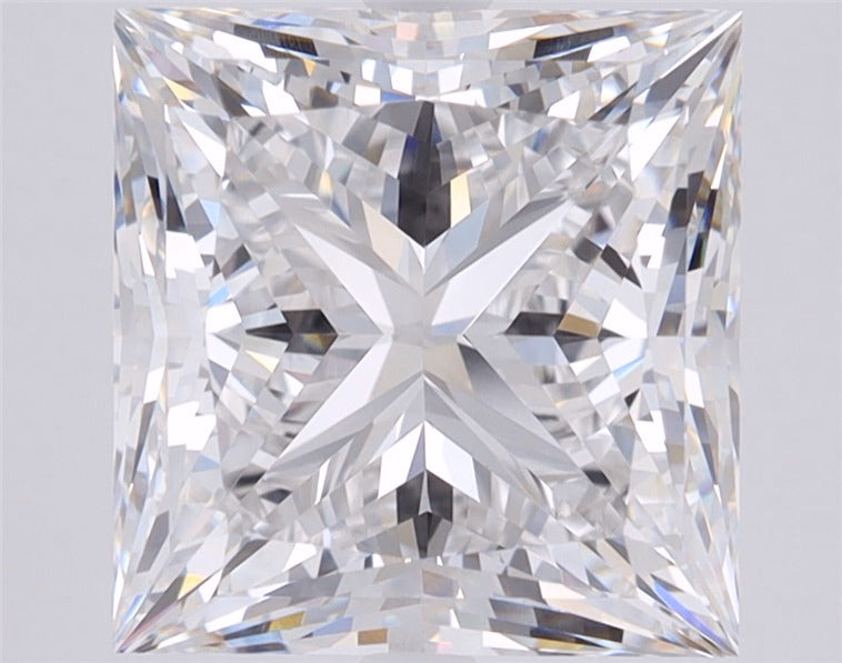 3.80 Carat F VVS2 Princess Lab Diamond