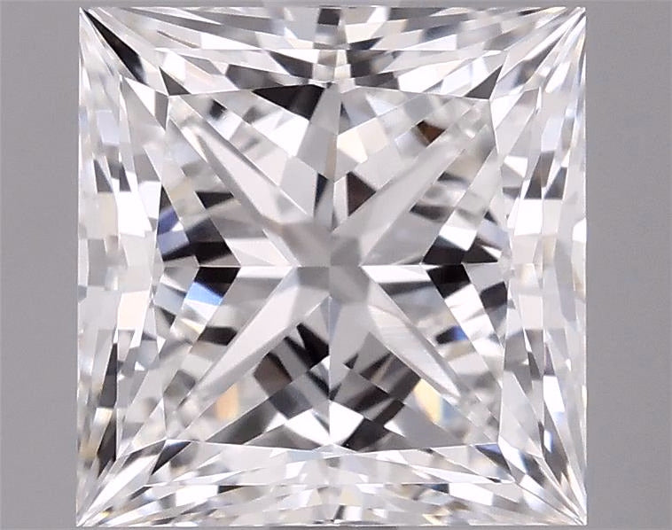 6.56 Carat F VVS2 Princess Lab Diamond