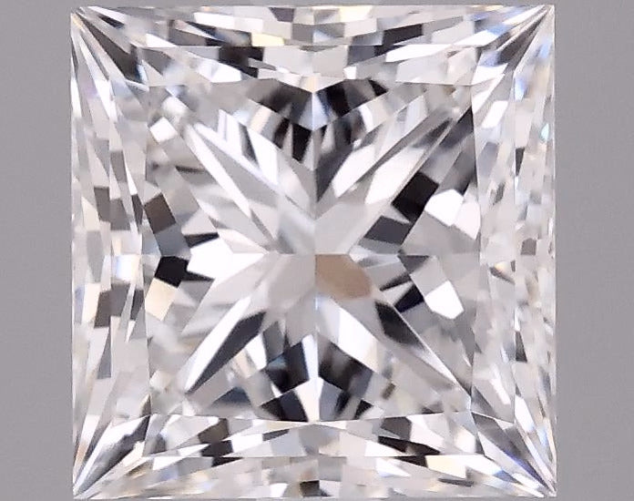 1.36 Carat F-VVS2 Princess Lab Diamond