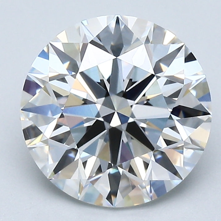 2.51 Carat D-VS1 Round Cut Diamond