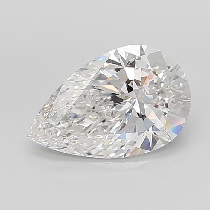 4.04 Carat E-VVS2 Pear Lab Diamond