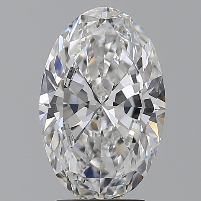 2.59 Carat D-VVS2 Oval Lab Diamond