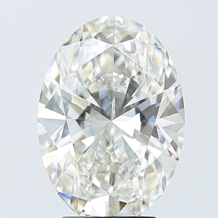 4.09 Carat G-VS1 Oval Lab Diamond