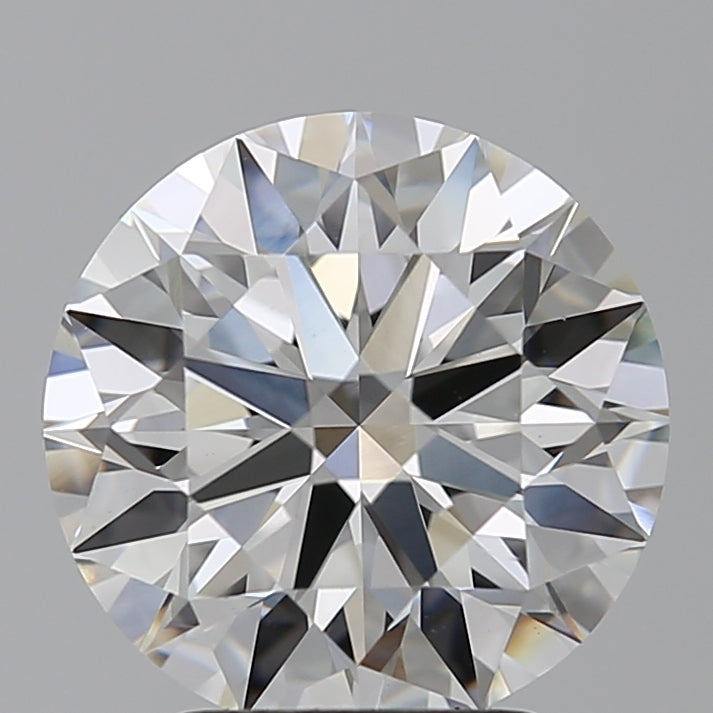 3.06 Carat F-VVS2 Round Lab Diamond