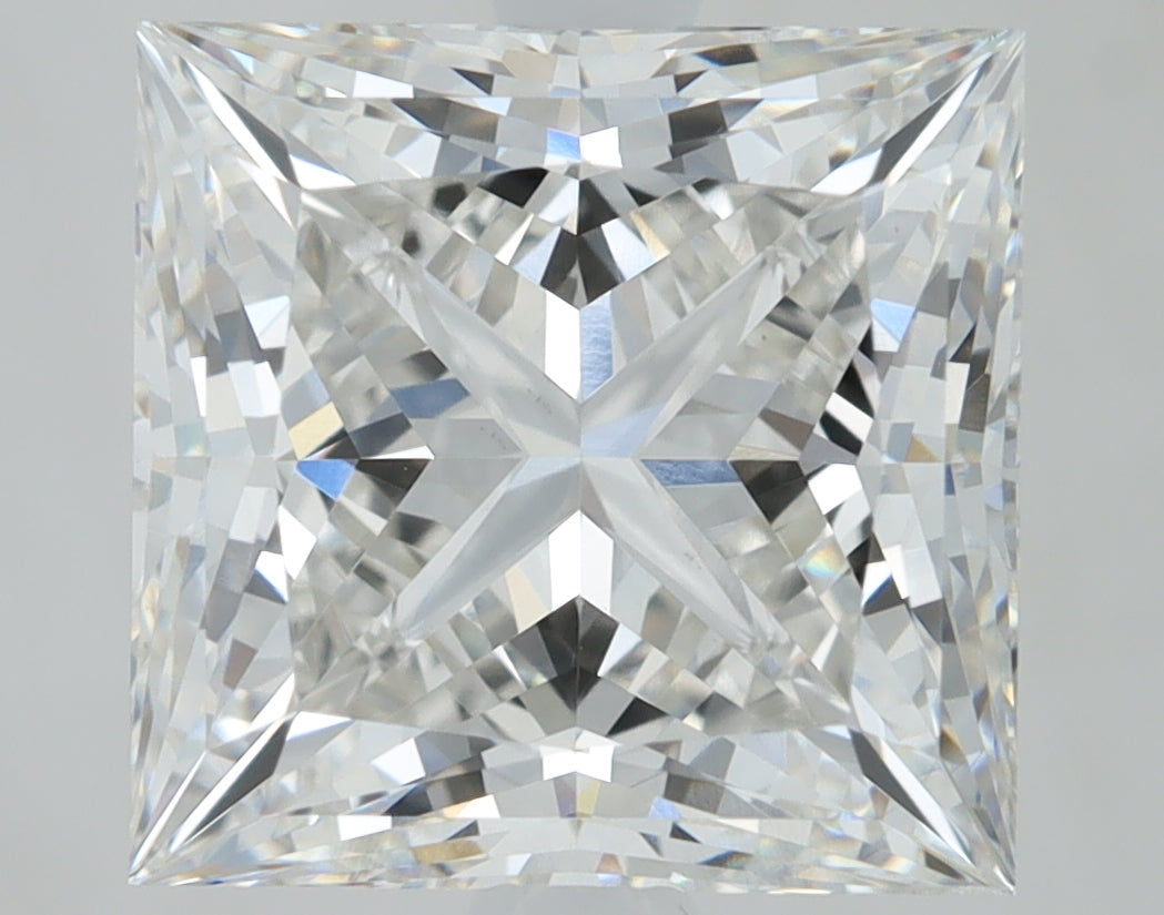 3.09 Carat G VVS2 Princess Lab Diamond
