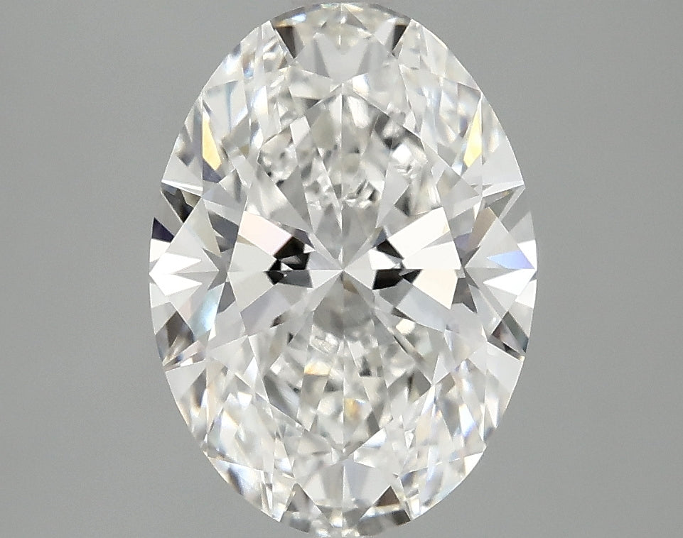 2.86 Carat F-VVS2 Oval Lab Diamond