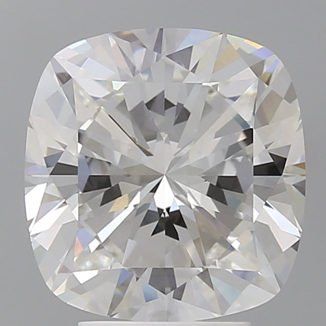 4.07 Carat F-VVS2 Cushion Lab Diamond