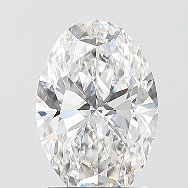 1.54 Carat F-VS1 Oval Lab Diamond