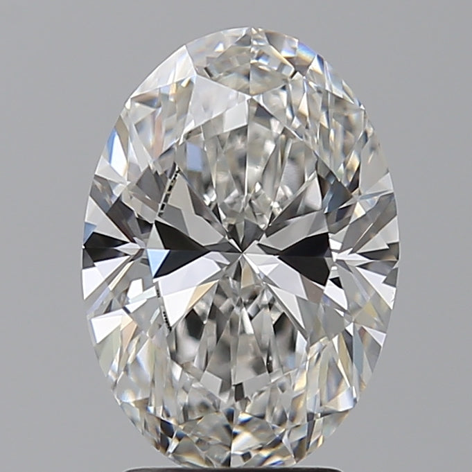 3.05 Carat F-VVS2 Oval Lab Diamond