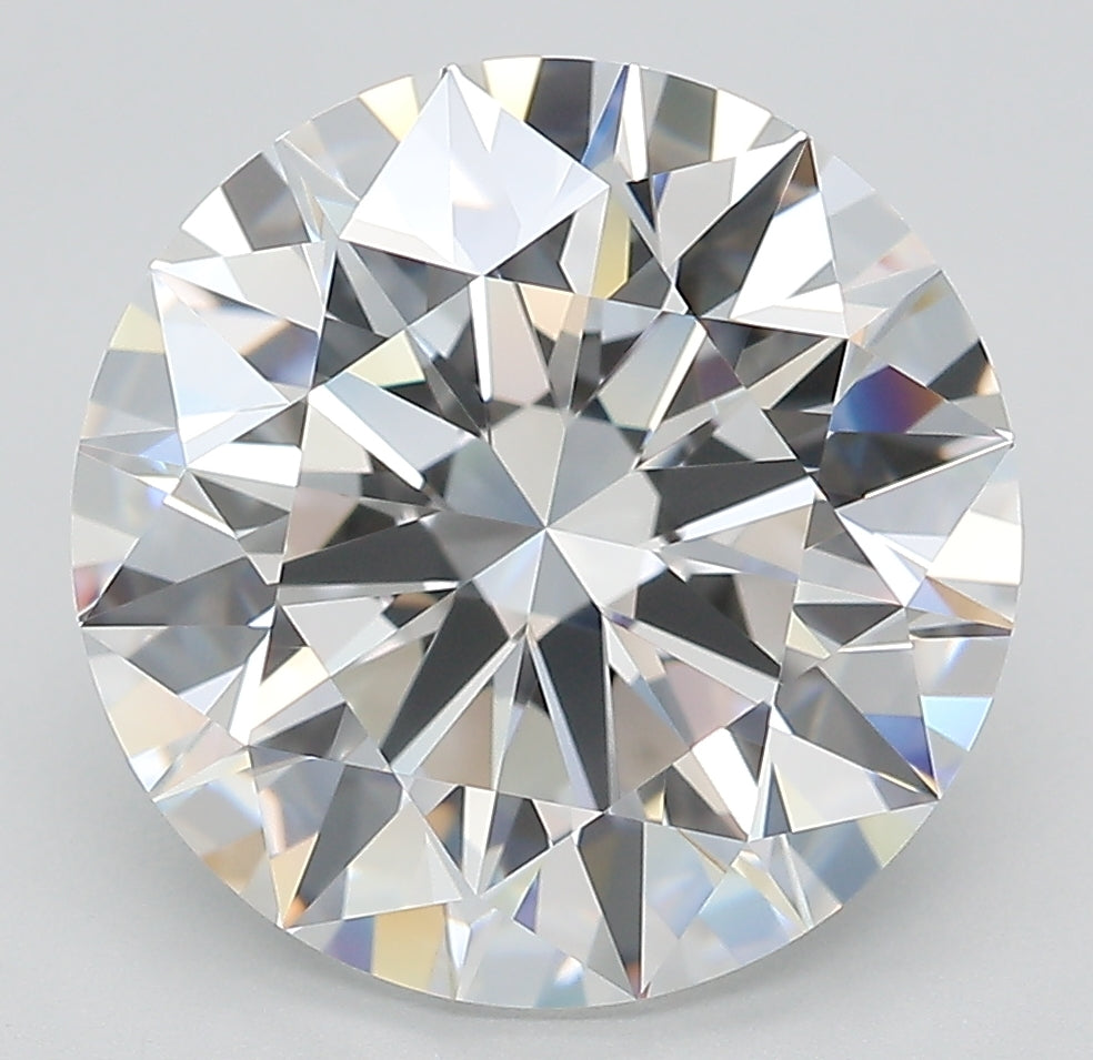 6.36 Carat D-IF Round Lab Diamond