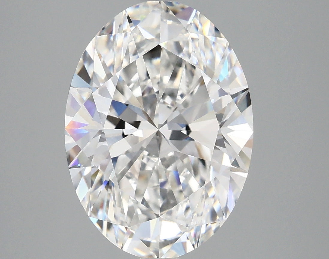 4.08 Carat E VVS2 Oval Lab Diamond