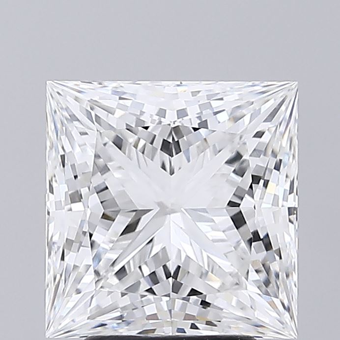 3.58 Carat E-VVS2 Princess Lab Diamond