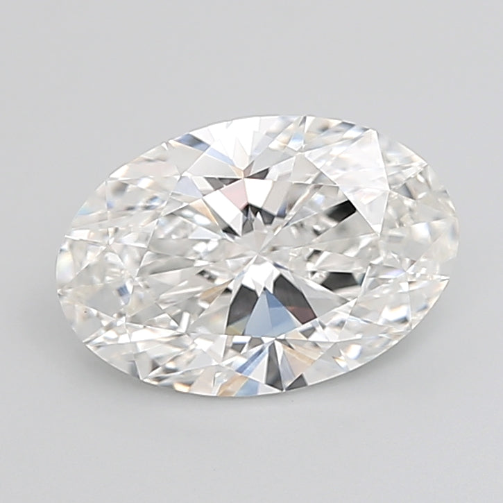 5.07 Carat F-VVS2 Oval Lab Diamond