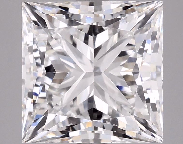5.02 Carat F-VVS2 Princess Lab Diamond