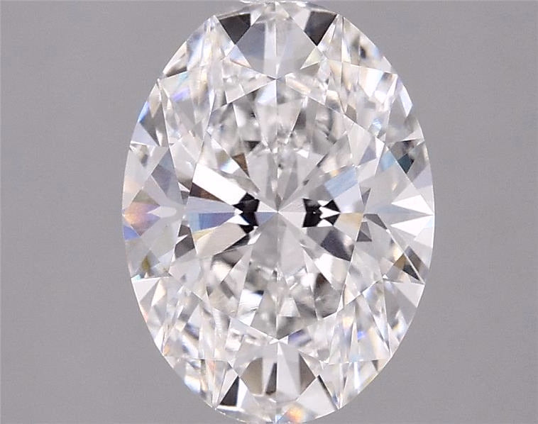 2.51 Carat F-VVS2 Oval Lab Diamond