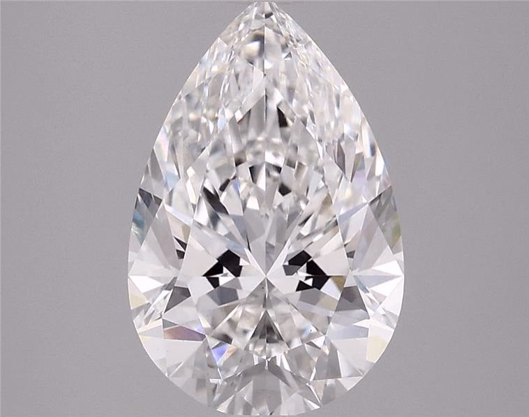 4.81 Carat E-VVS2 Pear Lab Diamond