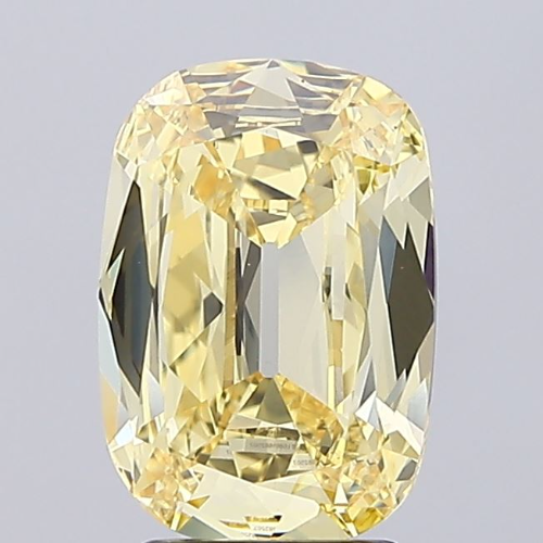 2.51 Carat Cushion Cut Fancy Yellow