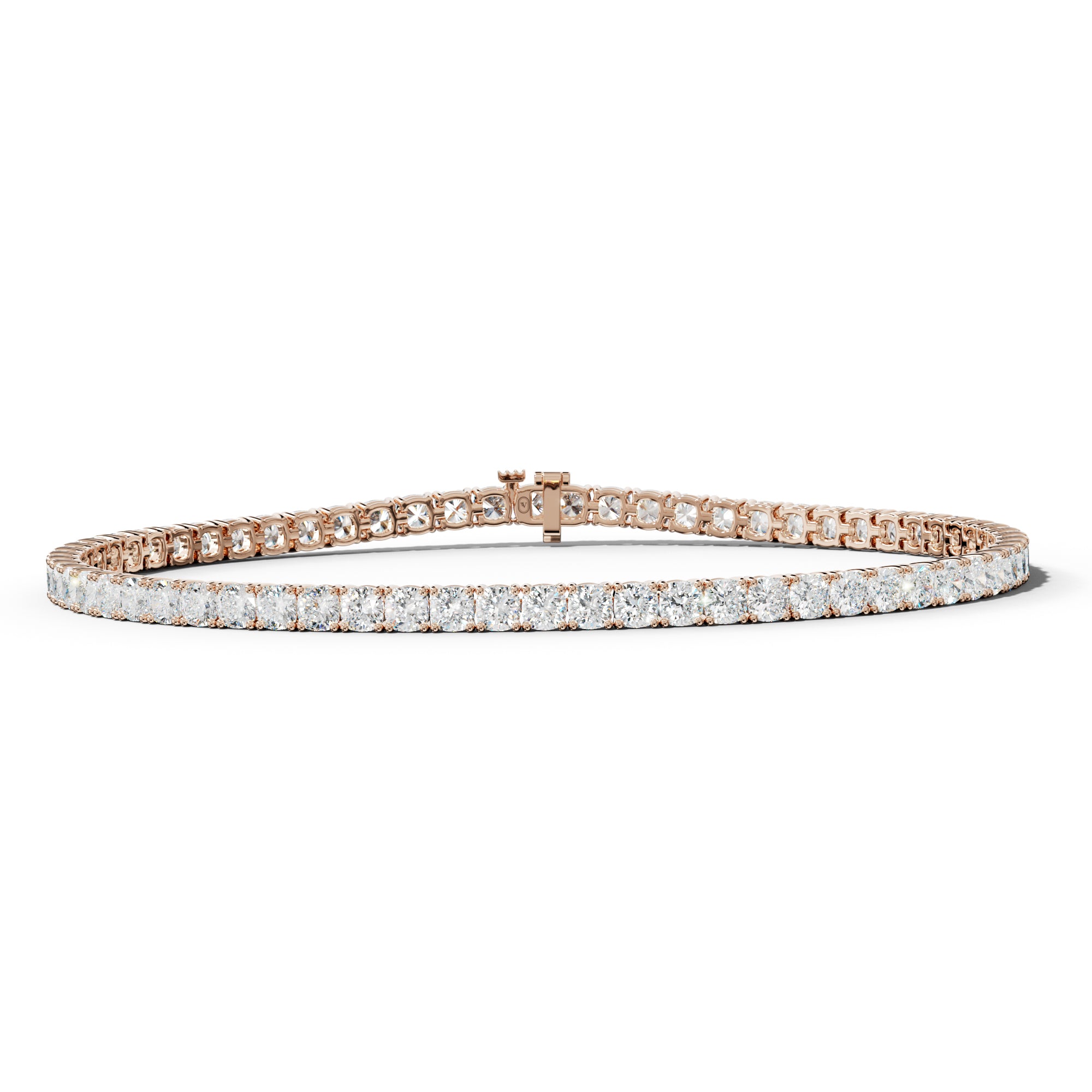 7.0 Carat Cushion Diamond Tennis Bracelet
