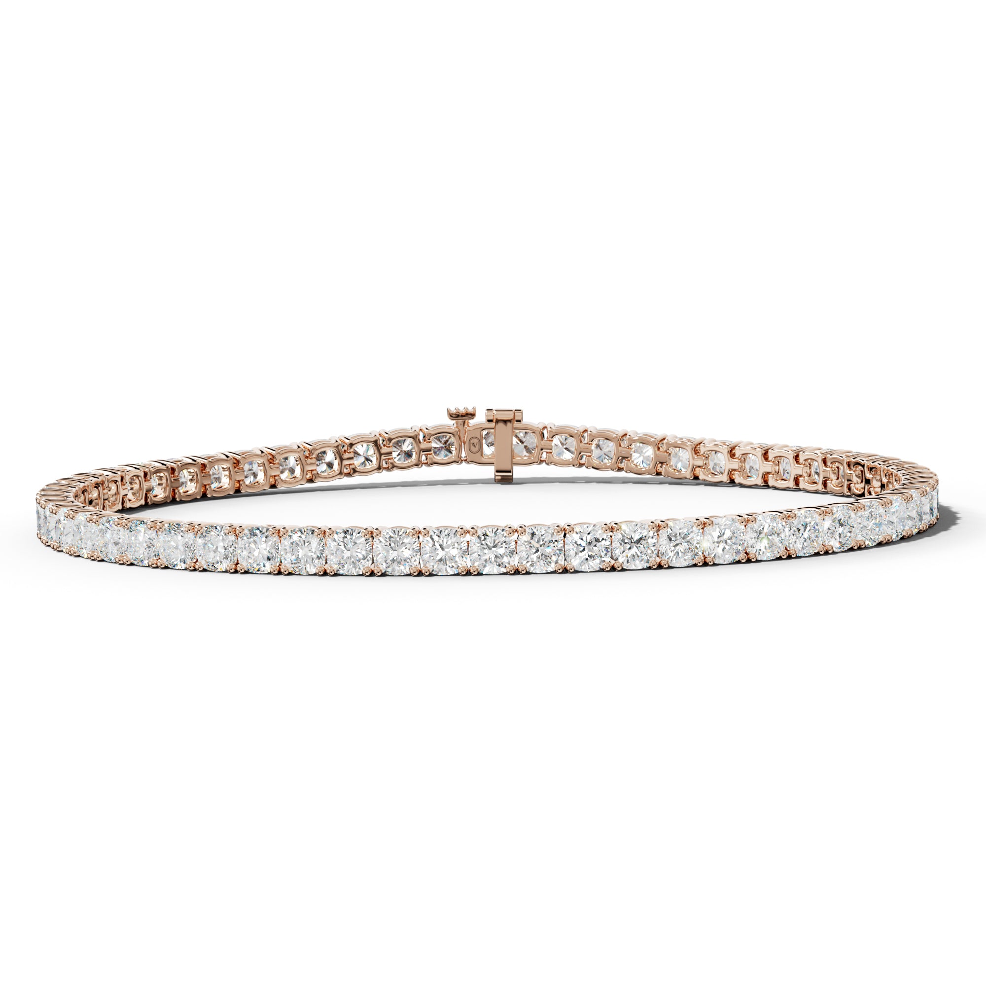 9.0 Carat Cushion Diamond Tennis Bracelet
