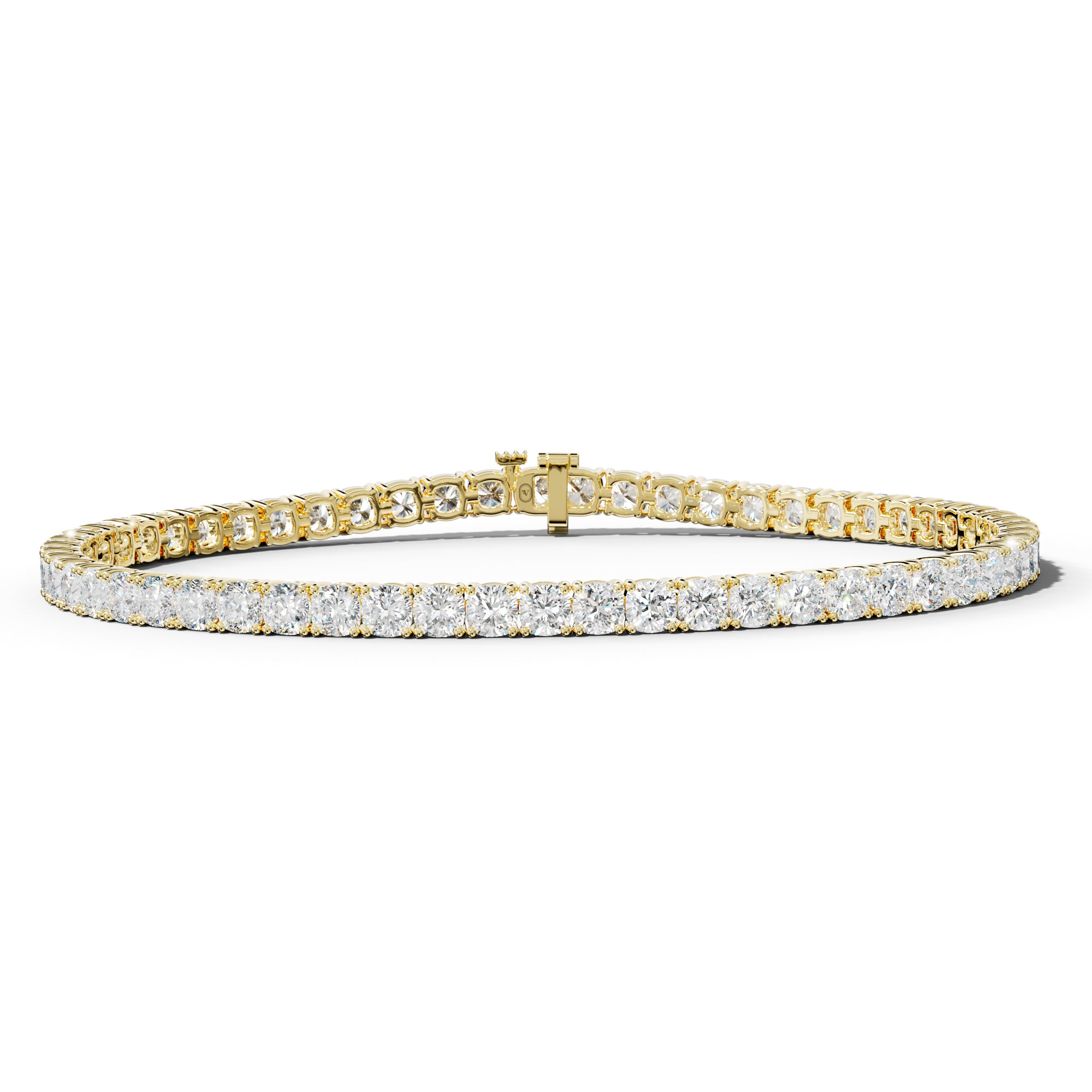 9.0 Carat Cushion Diamond Tennis Bracelet