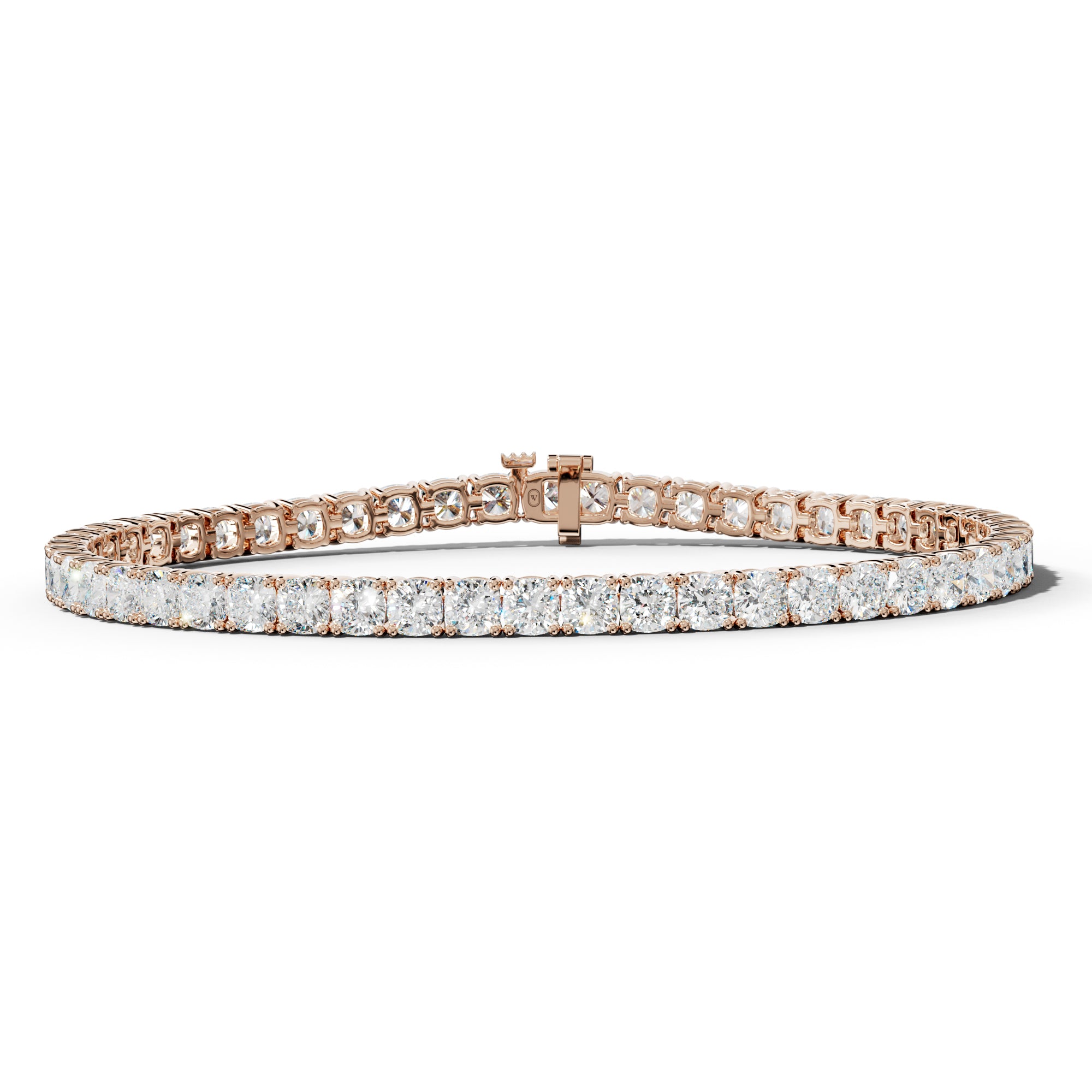 11.0 Carat Cushion Diamond Tennis Bracelet