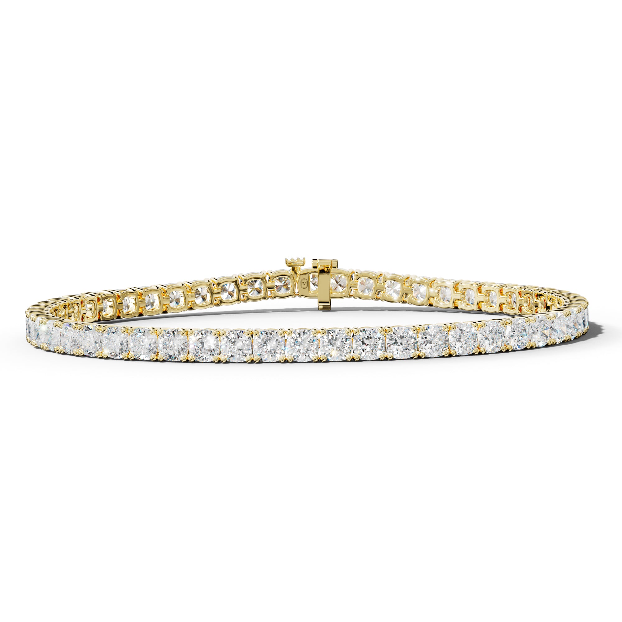 11.0 Carat Cushion Diamond Tennis Bracelet