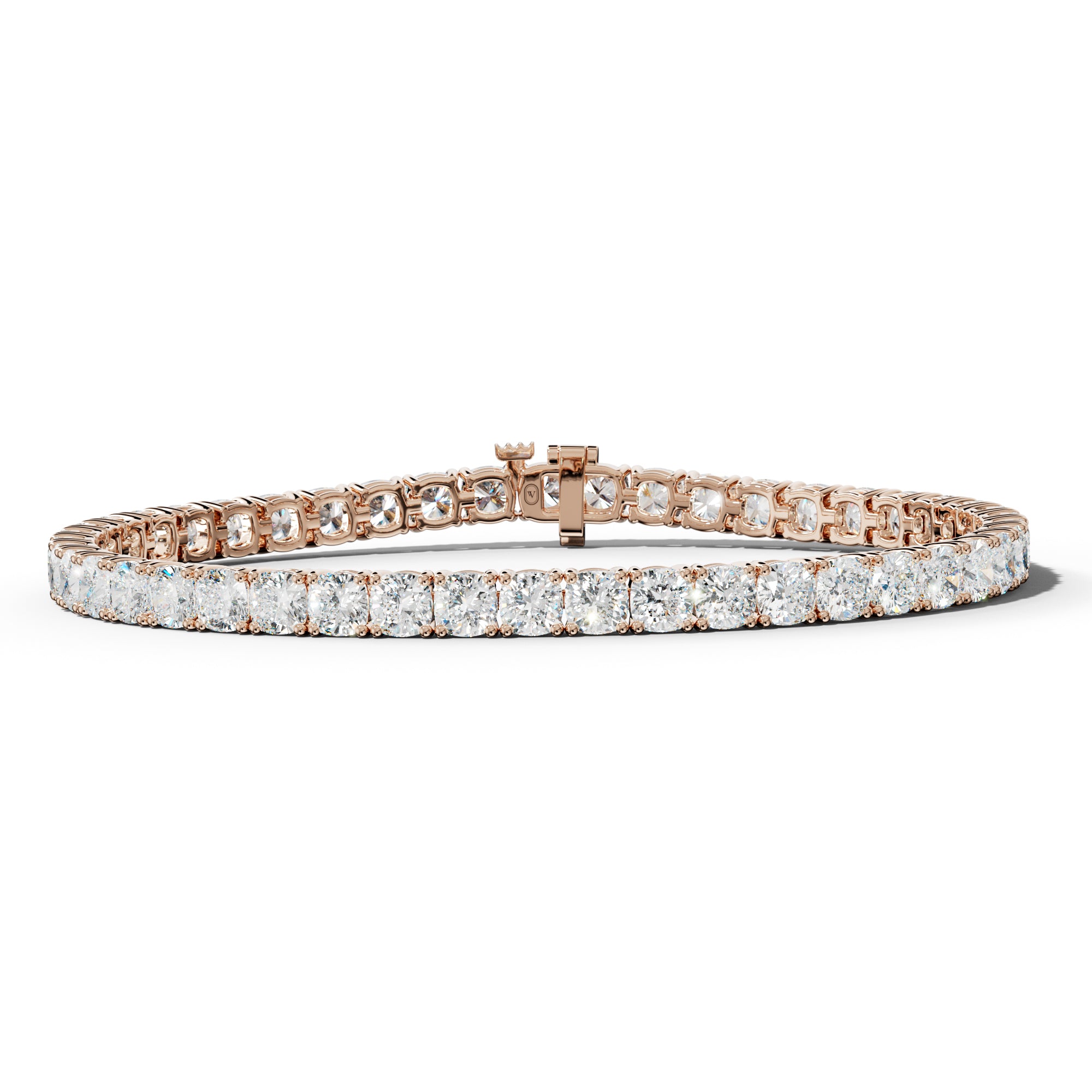 13.0 Carat Cushion Diamond Tennis Bracelet