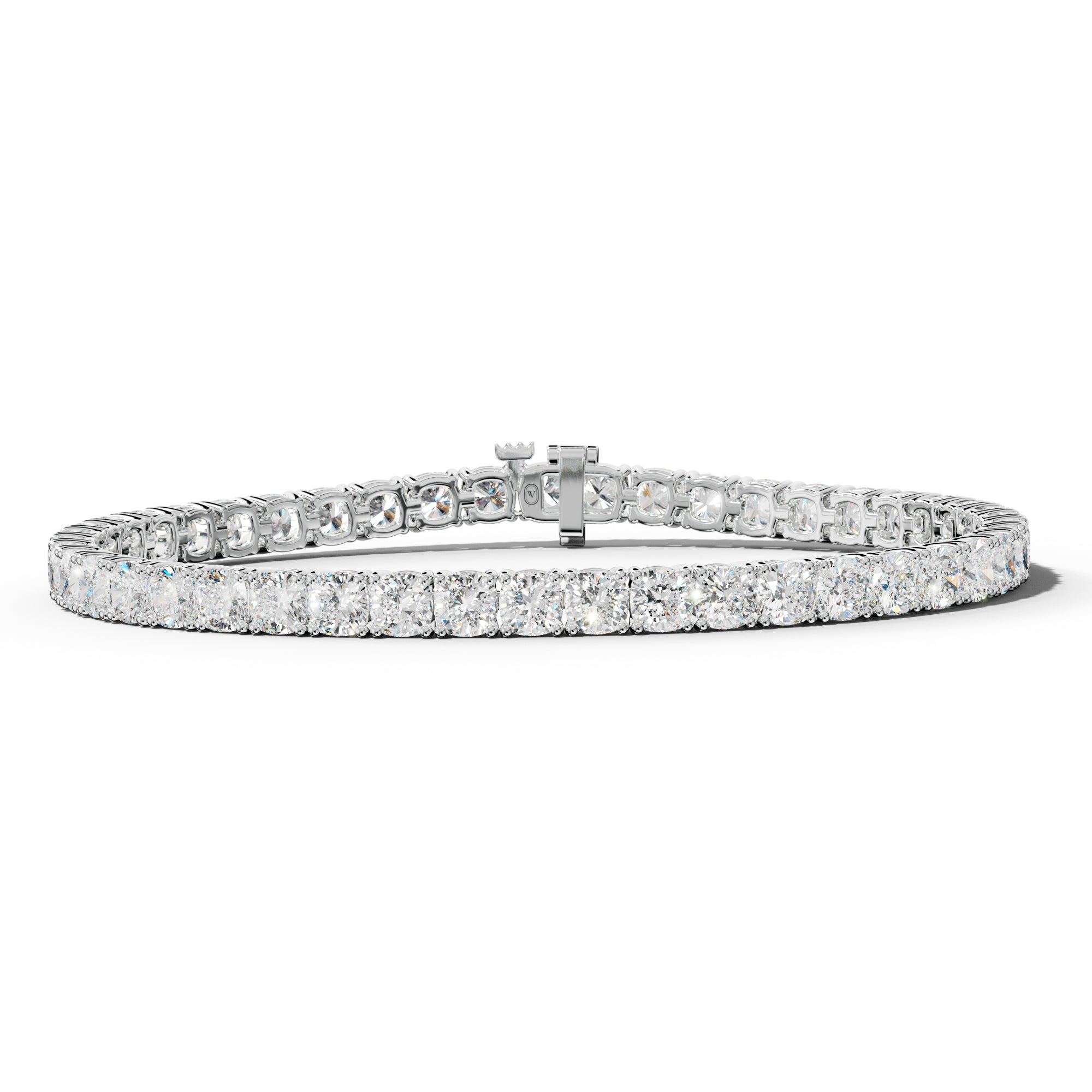 13.0 Carat Cushion Diamond Tennis Bracelet