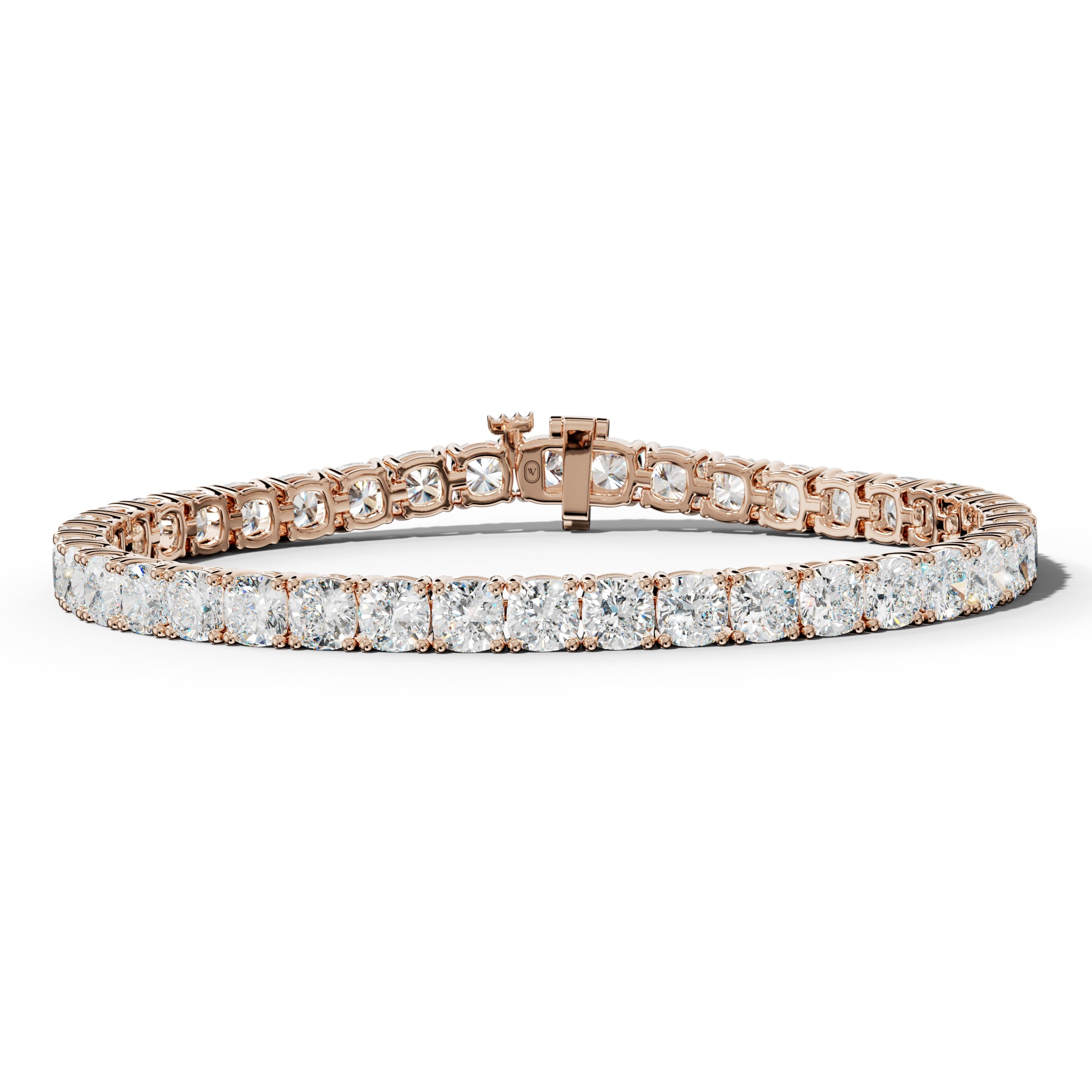 18.0 Carat Cushion Diamond Tennis Bracelet