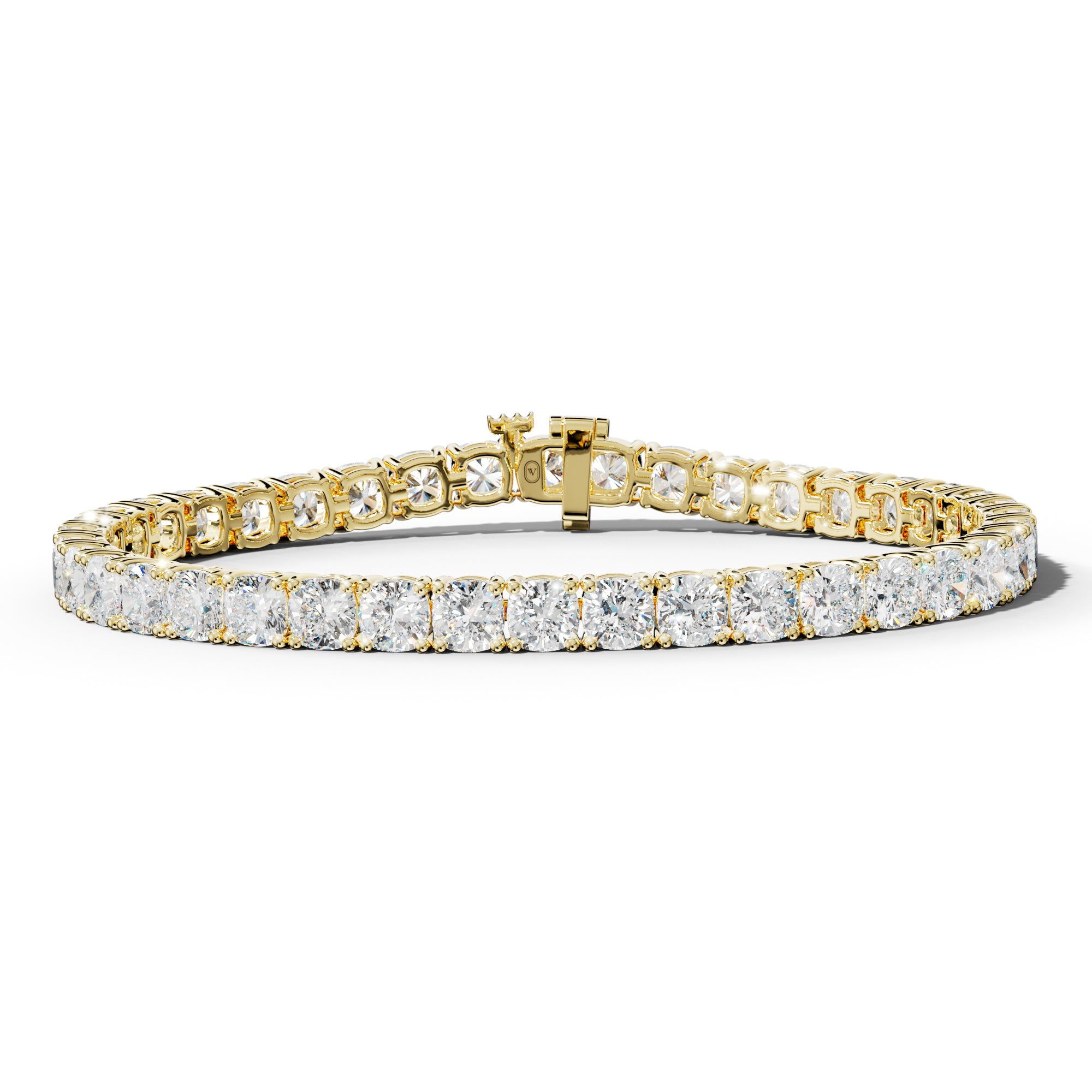 18.0 Carat Cushion Diamond Tennis Bracelet