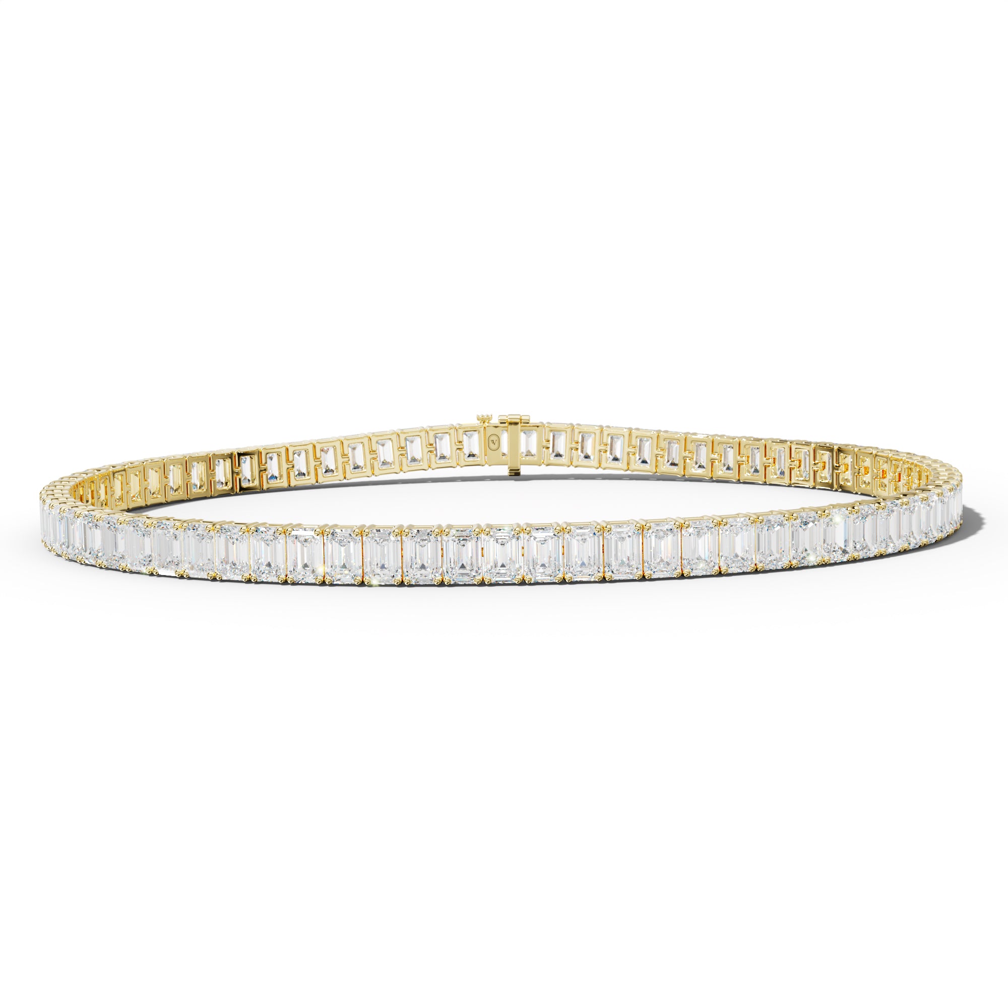 8.0 Carat Emerald Cut Tennis Bracelet