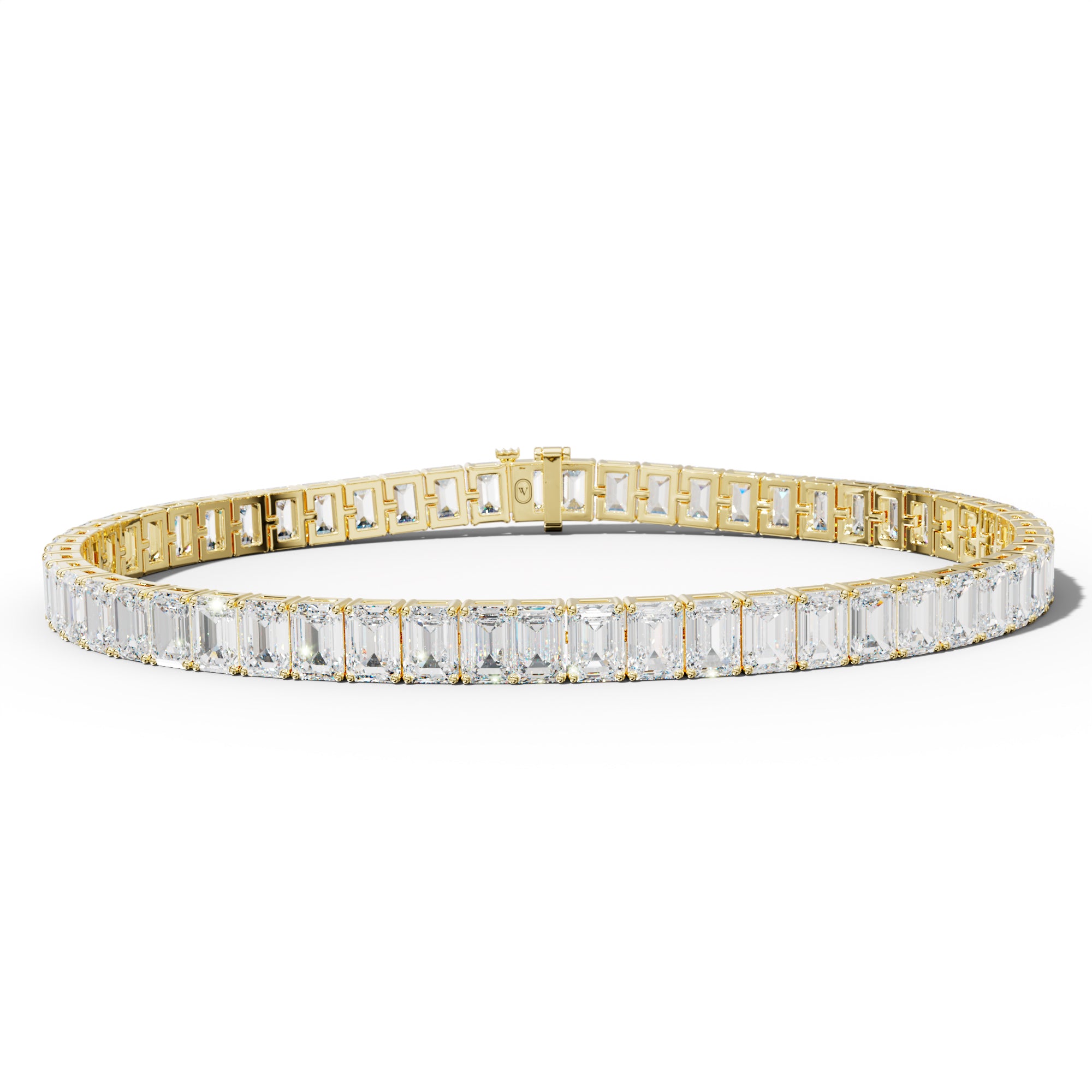 15.0 Carat Emerald Cut Tennis Bracelet