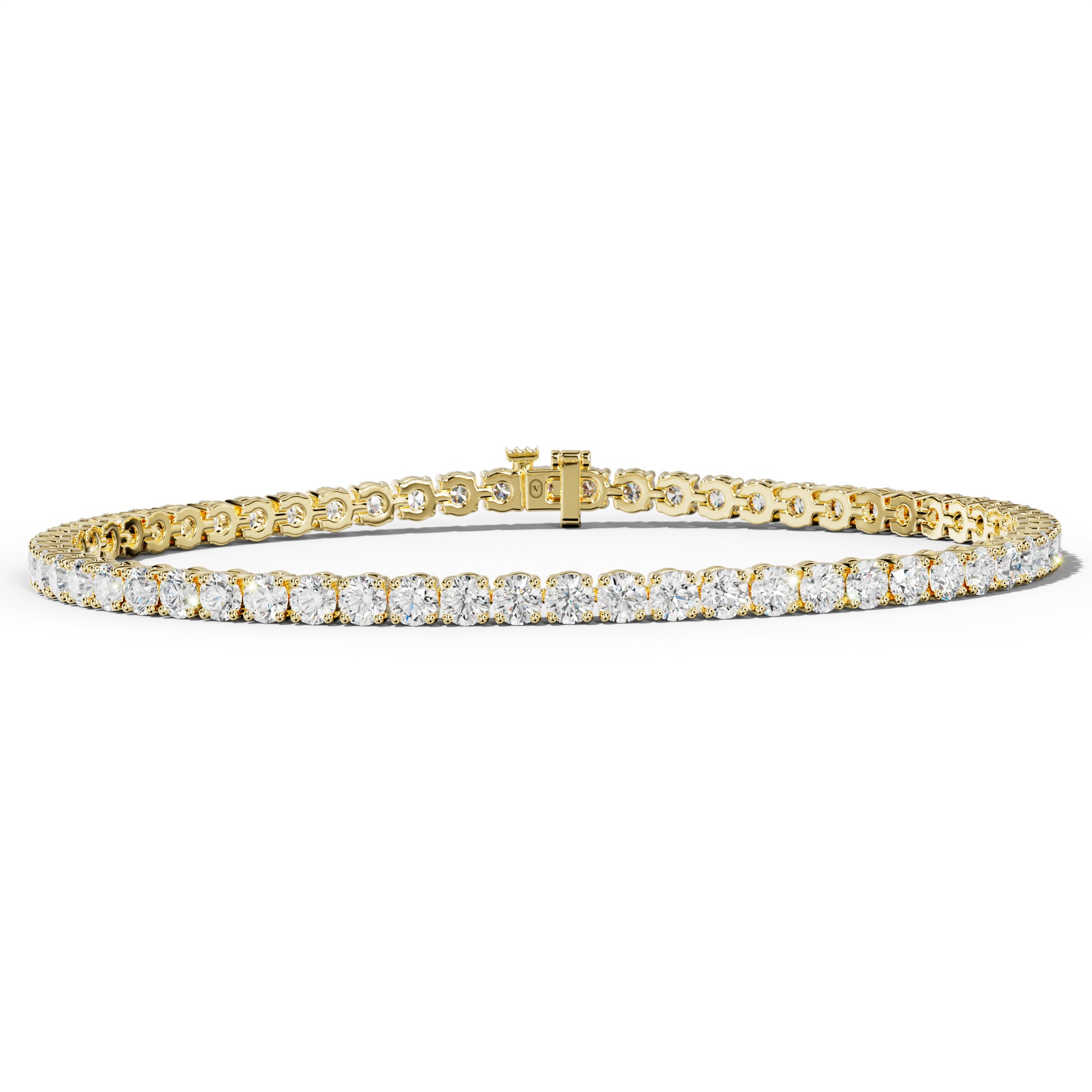 5.0 Carat Round Diamond Tennis Bracelet