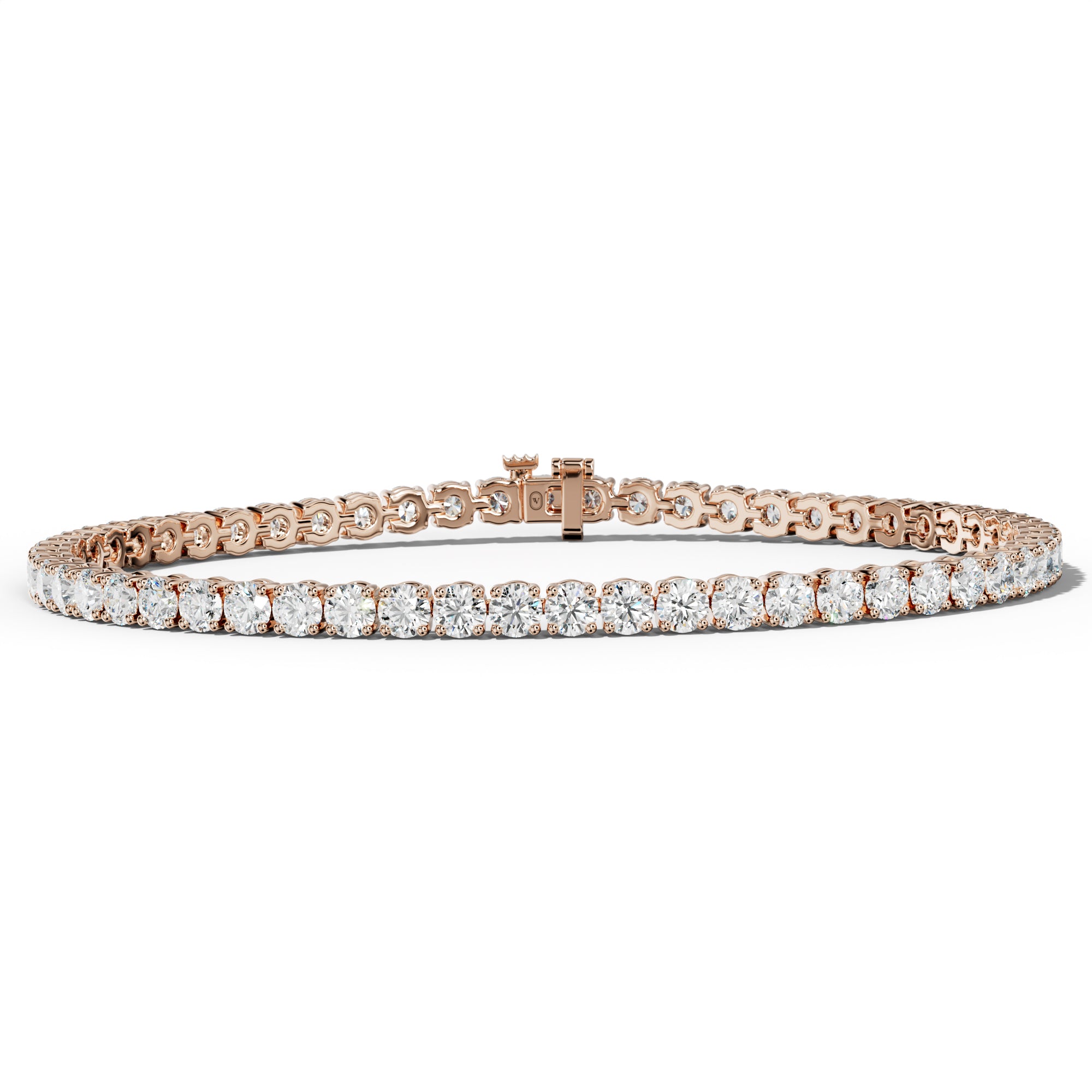 6.0 Carat Round Diamond Tennis Bracelet