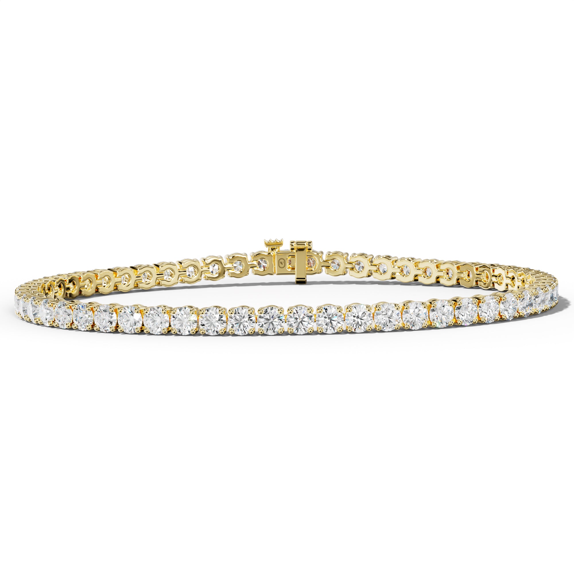 6.0 Carat Round Diamond Tennis Bracelet
