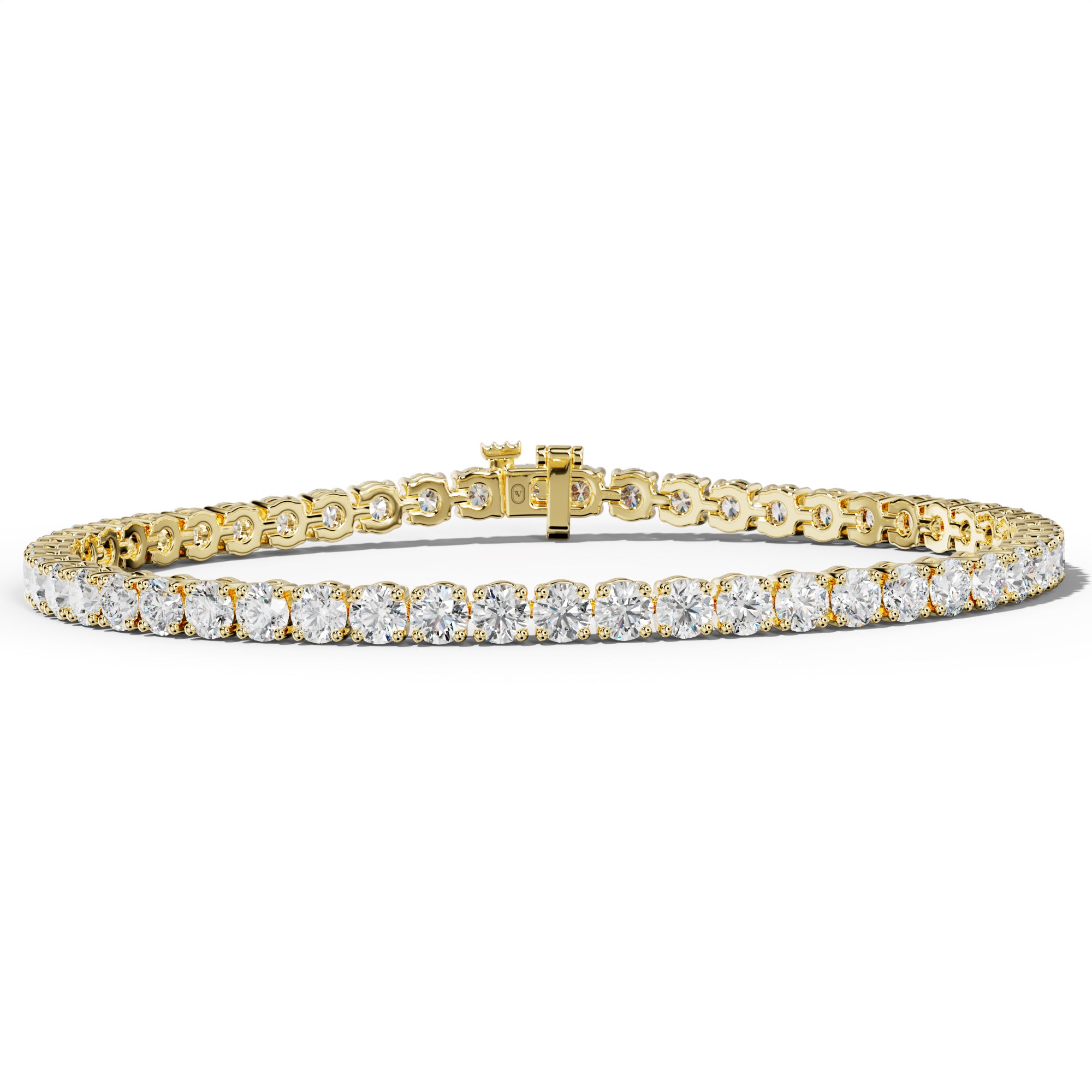 8.0 Carat Round Diamond Tennis Bracelet