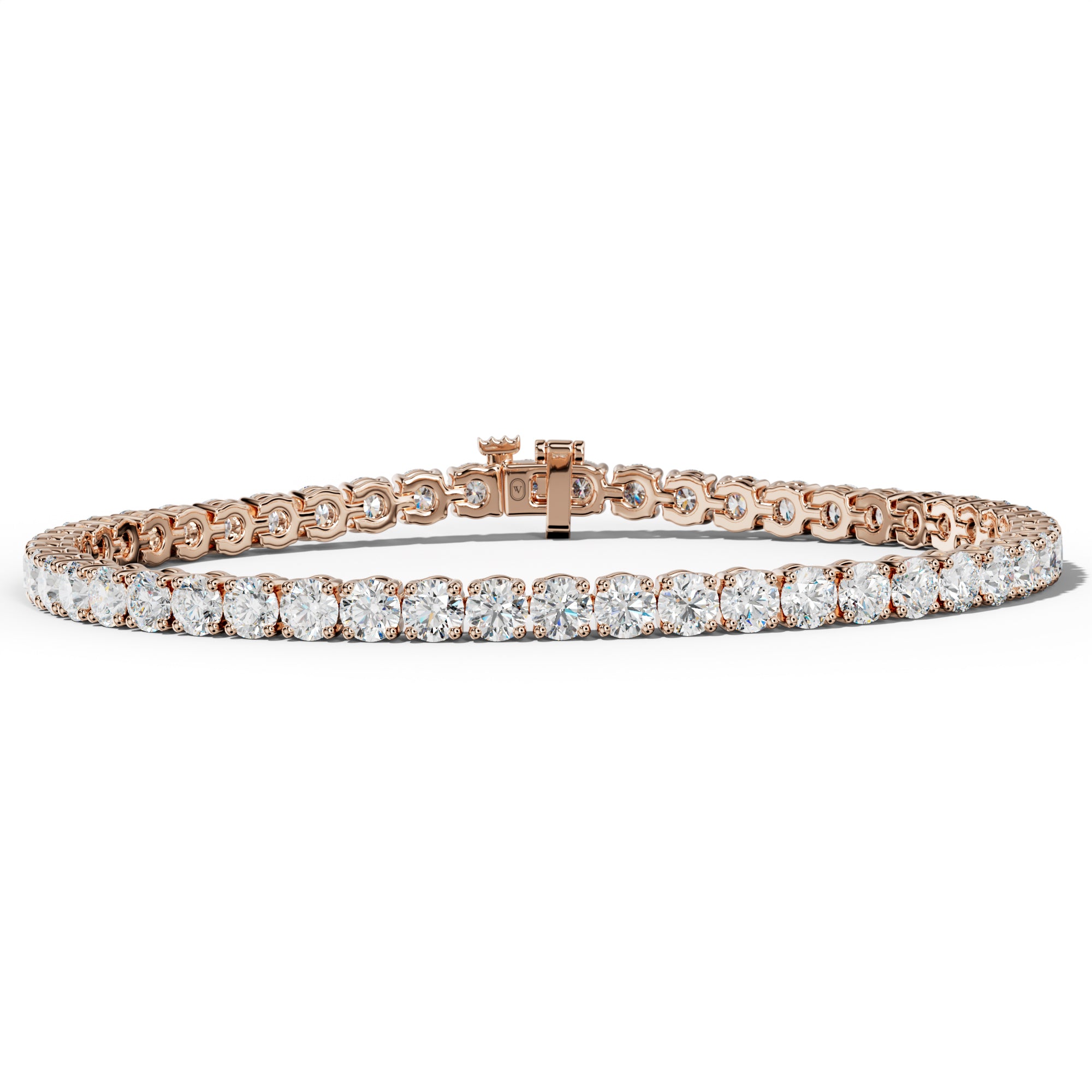 9.0 Carat Round Diamond Tennis Bracelet