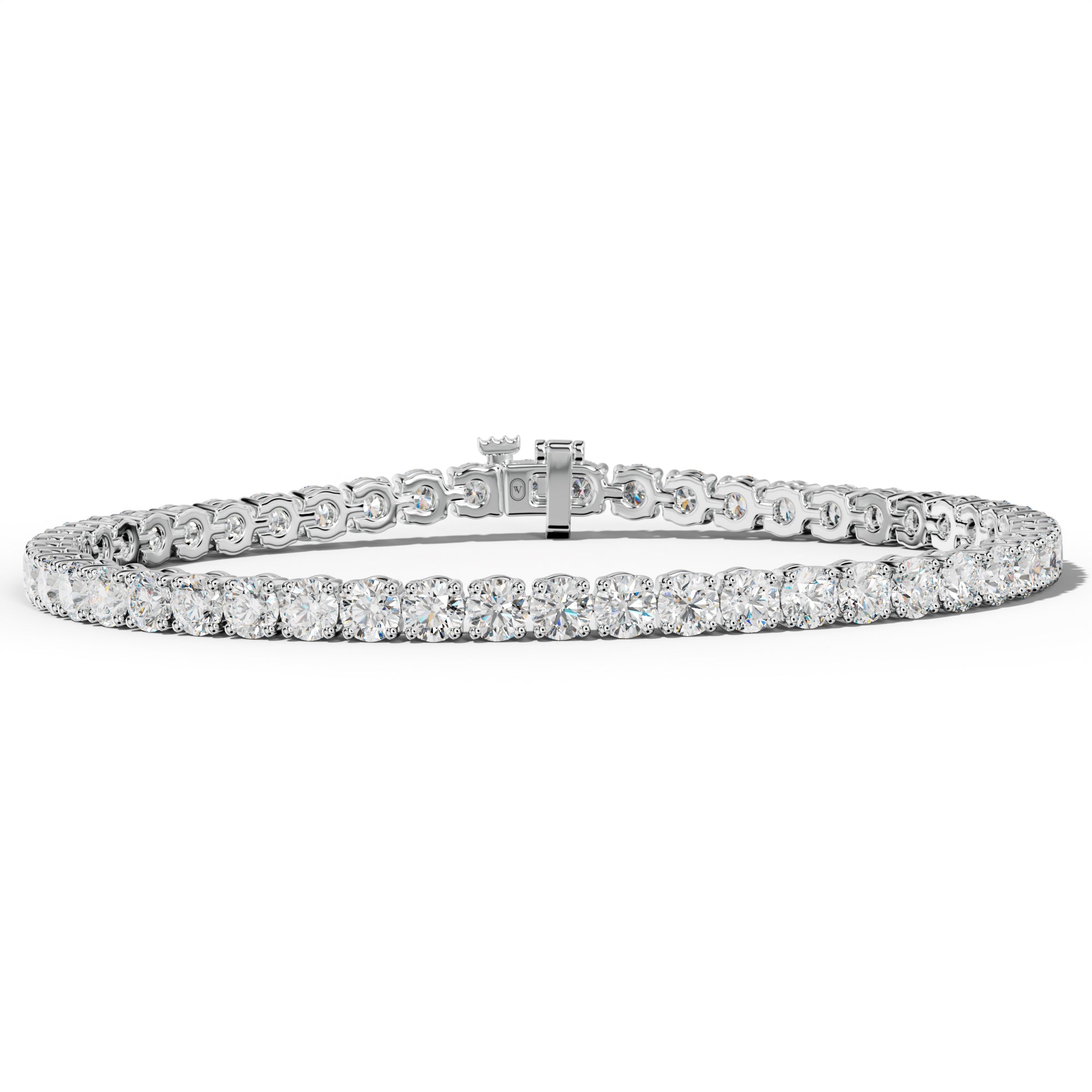 9.0 Carat Round Diamond Tennis Bracelet