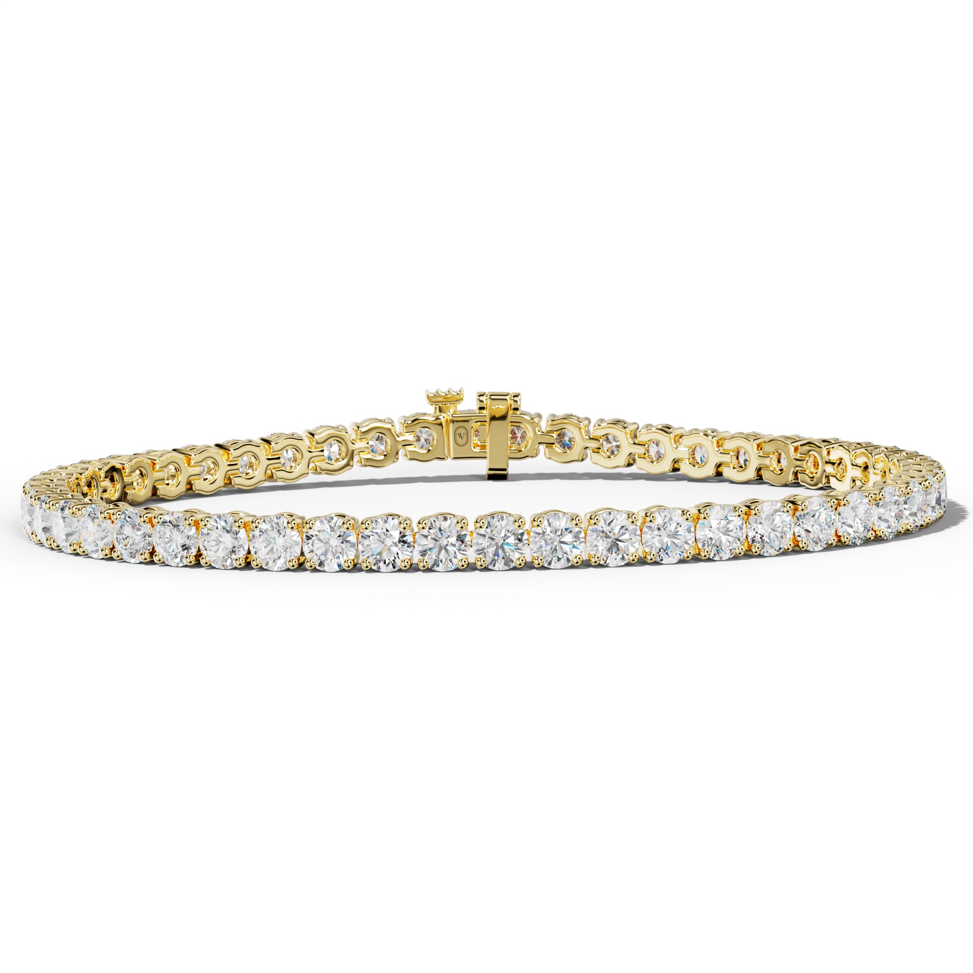 9.0 Carat Round Diamond Tennis Bracelet