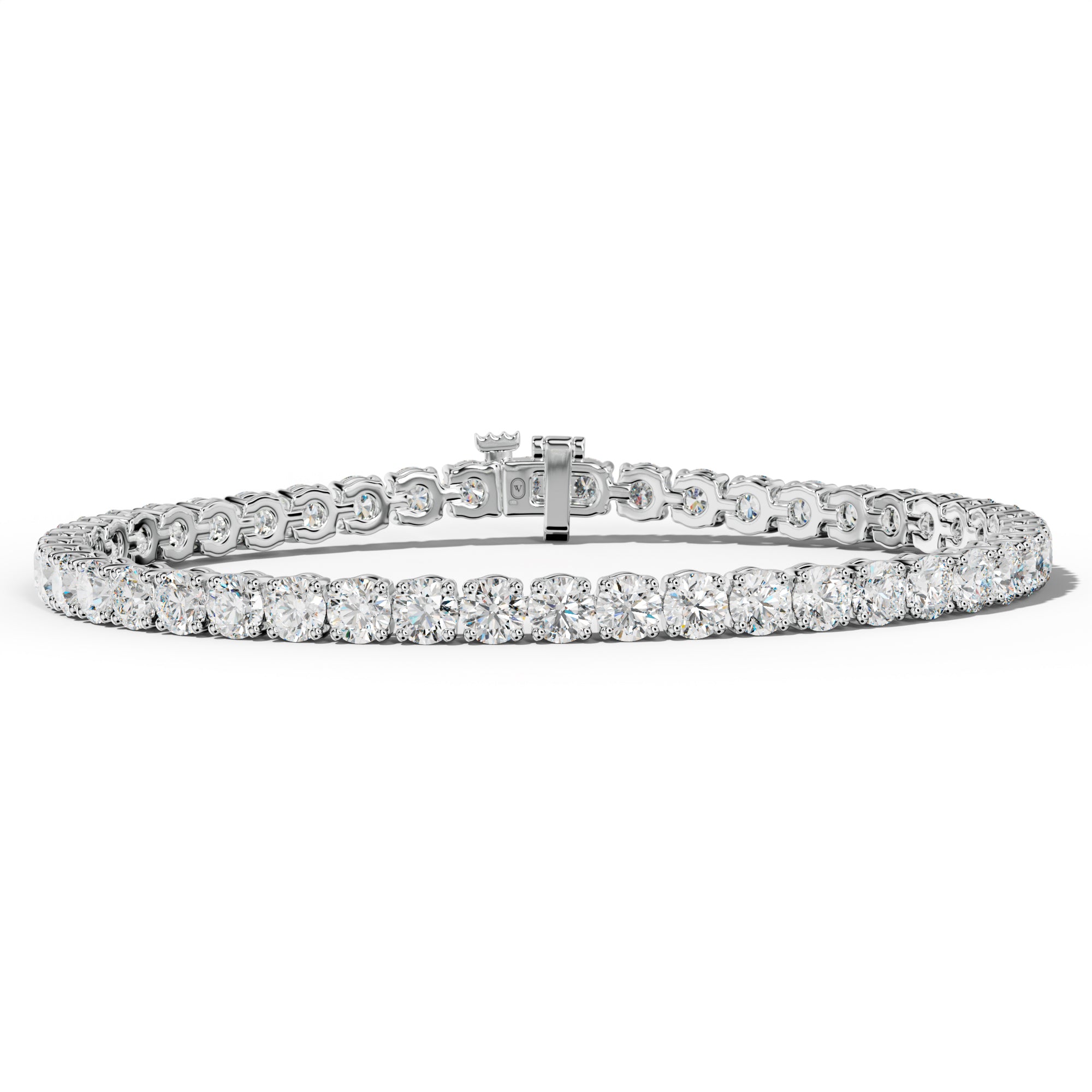 11.0 Carat Round Diamond Tennis Bracelet