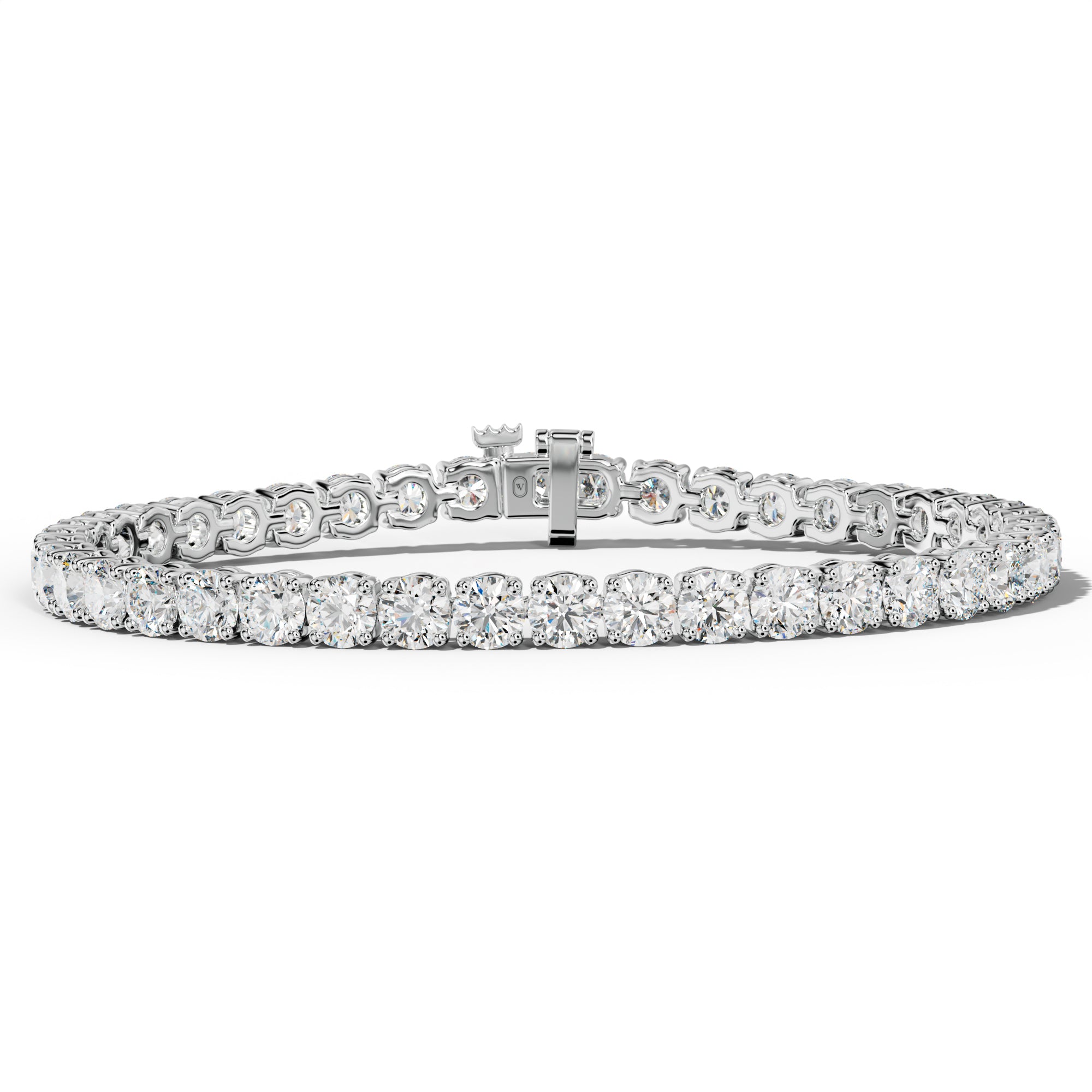 13.0 Carat Round Diamond Tennis Bracelet