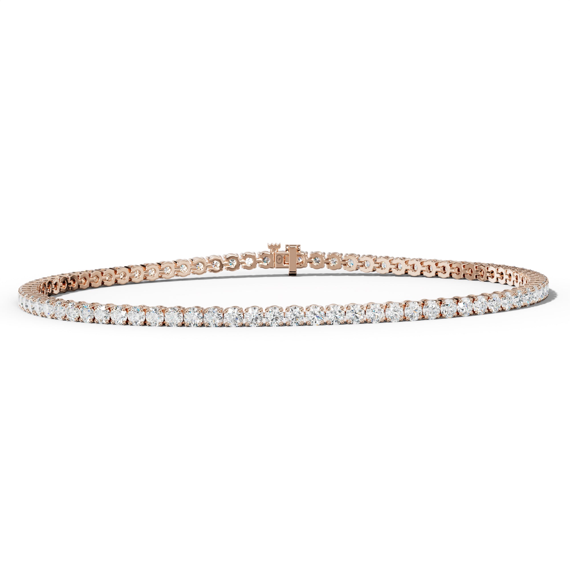 3.0 Carat Round Diamond Tennis Bracelet