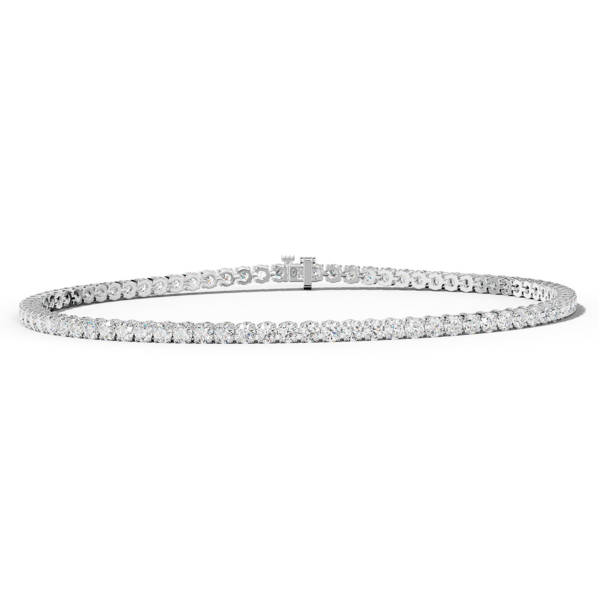 3.0 Carat Round Diamond Tennis Bracelet