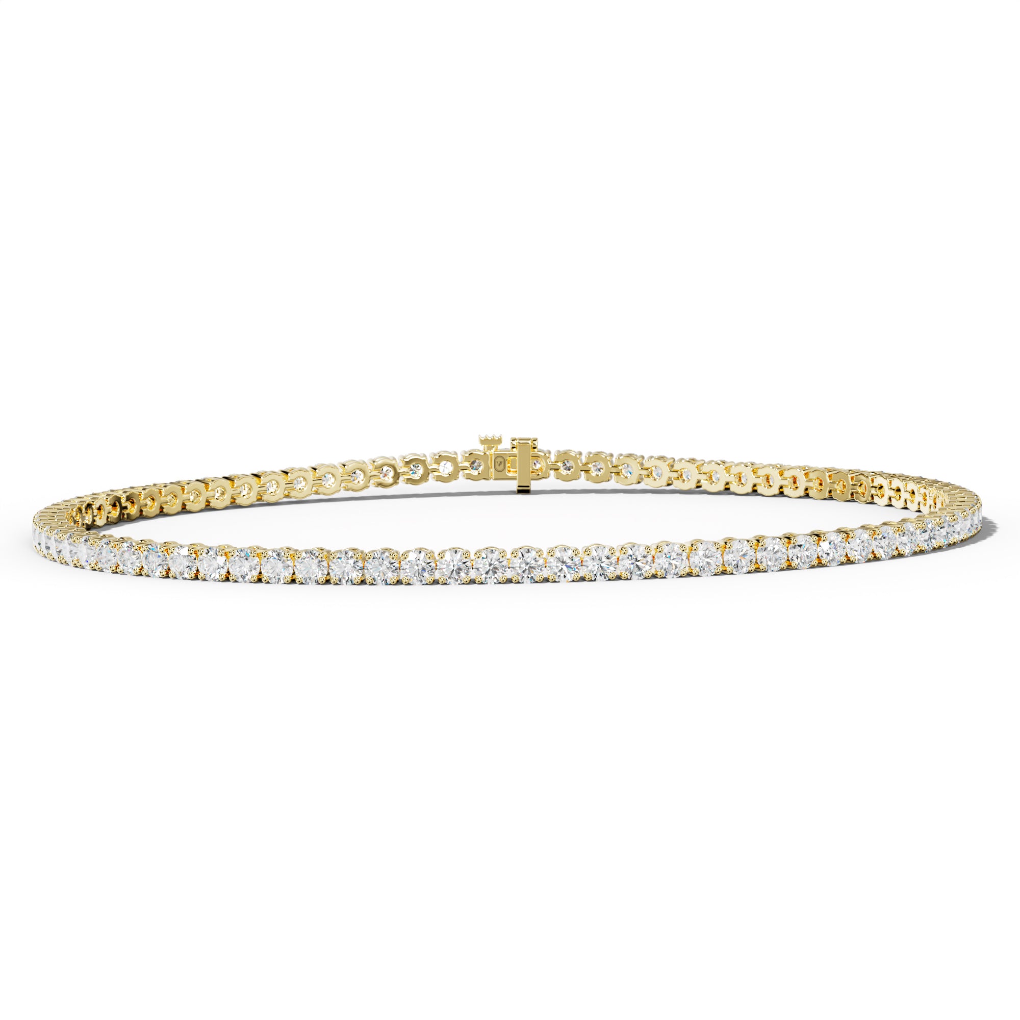 3.0 Carat Round Diamond Tennis Bracelet