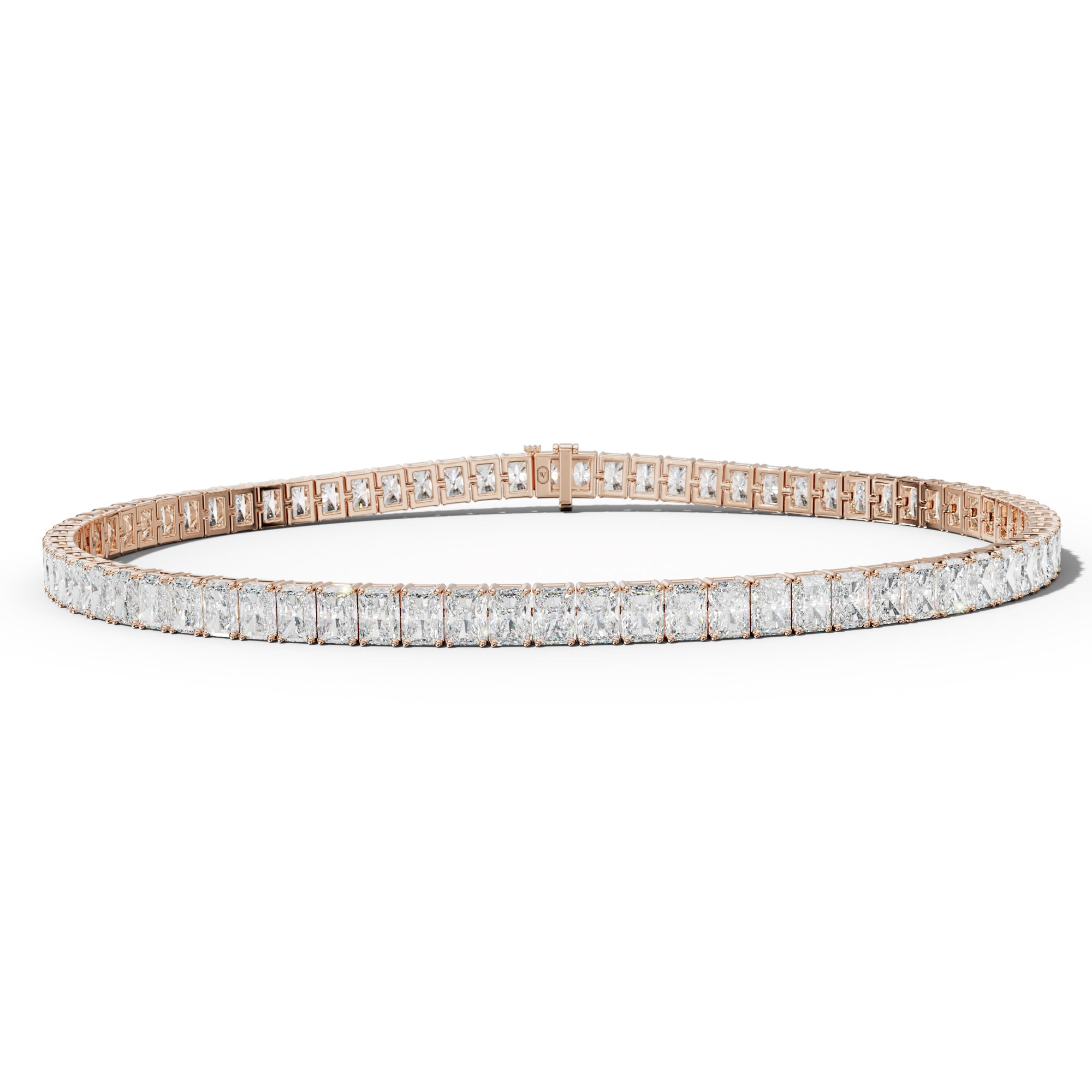 6.0 Carat Radiant Diamond Tennis Bracelet