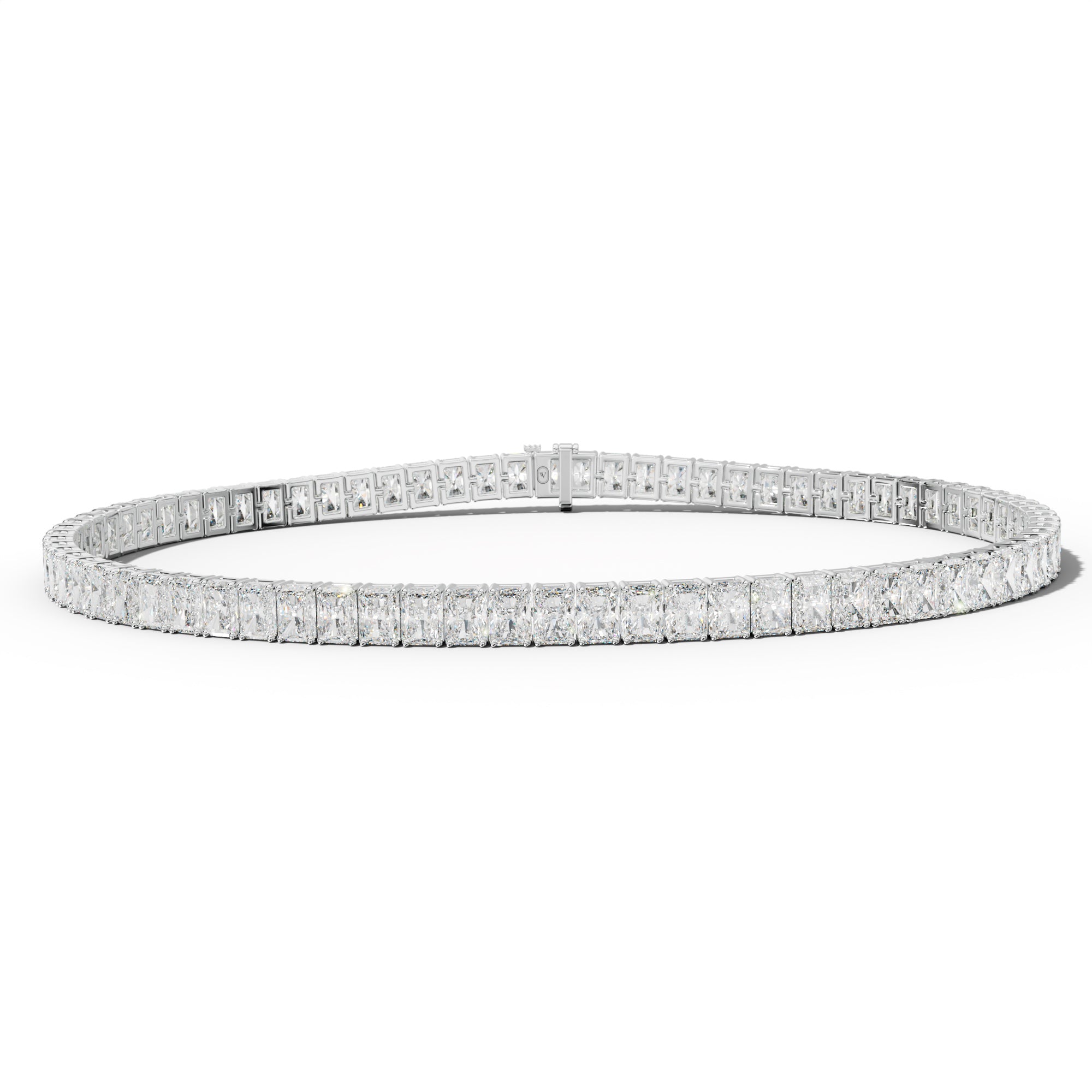 6.0 Carat Radiant Diamond Tennis Bracelet